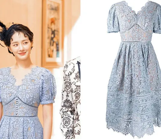 DALI & COCKY PRINCE : Da-Li’s blue lace dress in S1E01