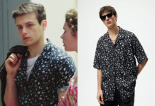 PLUS BELLE LA VIE : la chemise à motif abstrait dans l’épisode spécial « Retrouvailles »