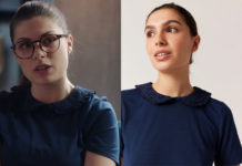 DEMAIN NOUS APPARTIENT : le t-shirt col claudine d’Elsa dans l’épisode 1221