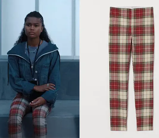 RESIDENT EVIL : Jade’s checked trousers in S1E07