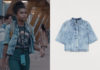 RESIDENT EVIL : Jade’s washed denim shirt in S102