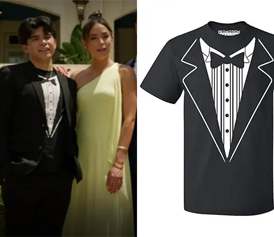 Promised land : Junior’s tuxedo t-shirt in S1E01
