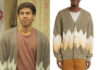 THE LAKE : Justin’s Chevron Jacquard Cardigan in S1E5