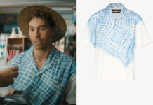 THE LAKE : Justin’s Tablecloth Print Shirt in S1E01