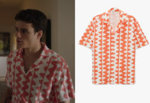 ICI TOUT COMMENCE : la chemise à motifs géométriques de Marius dans l’épisode 447