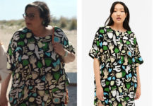 DEMAIN NOUS APPARTIENT : la tunique à motifs rigolos de Mona dans l’épisode 1223