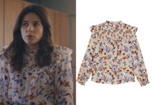 DEMAIN NOUS APPARTIENT : la blouse à fleurs de Roxane dans l’épisode 1236