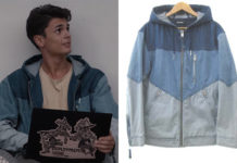 RESIDENT EVIL : Simon’s colorblock jacket in S1E02