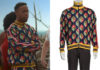 SNOWFLAKE MOUNTAIN : Solomon’s print jacket in S1E1