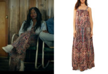 THE LAKE : Teesa’s flowing maxi dress in S1E05