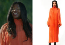 THE LAKE : Teesa’s orange dress in S1E05