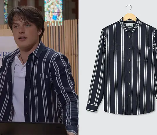 LES LIAISONS DANGEREUSES : la chemise à rayures de Tristan