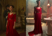 AU SERVICE DU PASSÉ : la robe en velours rouge d’Anya dans l’épisode 5