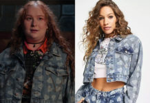 High School Musical : The Musical : The Series : Ashlyn’s heart print denim jacket in S3E03