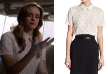 THE FLASH : Caitlin’s lace top in S3E02