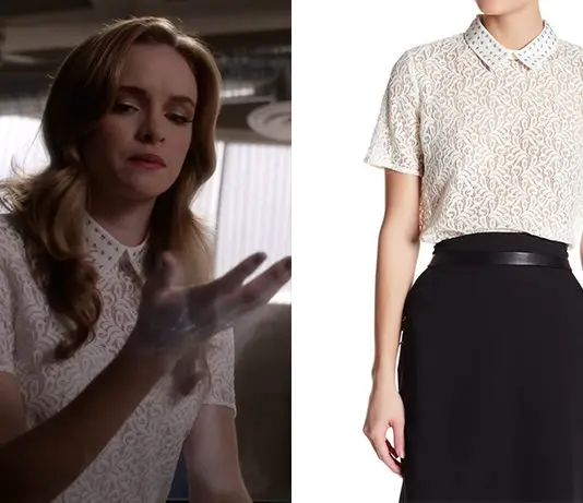 THE FLASH : Caitlin’s lace top in S3E02