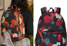 Never have I ever : Devi’s floral vintage backpack in S3E01