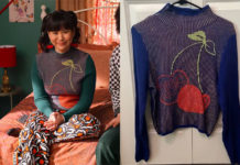 NEVER HAVE I EVER : Eleanor’s cherries print sweater in S3E04