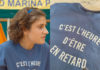 AG3NDA : le t-shirt « c’est l’heure d’être en retard » de Giulio dans l’épisode 1×03