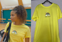 AG3NDA : le t-shirt « everyday is a new start » d’Isabel dans l’épisode 1×03