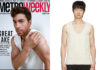 STYLE : Jordan Gavaris’s jacquard tank top