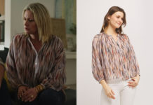 UN SI GRAND SOLEIL : la blouse lignée de Léonor dans l’épisode 961