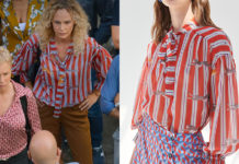 AG3NDA : la blouse à rayures de la maman de Pietro dans l’épisode 1×15