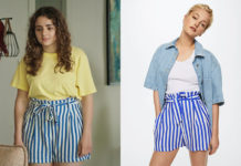 DEMAIN NOUS APPARTIENT : le short à rayures de Maud dans l’épisode 1242