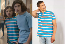 AG3NDA : le t-shirt rayé de Michele dans l’épisode 1×14