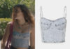 ICI TOUT COMMENCE : un bustier en denim comme Vic