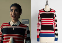 THE IMPERFECTS : Abbi’s striped pullover in S1E01