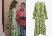 DEMAIN NOUS APPARTIENT : la robe verte d’Alma dans l’épisode 1268