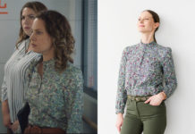 DEMAIN NOUS APPARTIENT : le chemisier à imprimé fleuri d’Alma dans l’épisode 1279