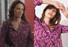 DEMAIN NOUS APPARTIENT : la blouse imprimée d’Alma dans l’épisode 1281