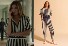 UN SI GRAND SOLEIL : la combi pantalon à rayures de Cécile dans l’épisode 988