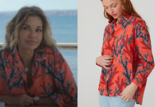 DEMAIN NOUS APPARTIENT : la chemise imprimé coraux de Chloé dans l’épisode 1278