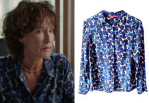 UN SI GRAND SOLEIL : la blouse fleurie d’Elisabeth dans l’épisode 971