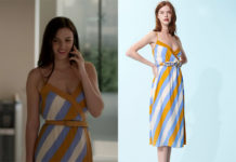 UN SI GRAND SOLEIL : la robe à rayures de Margot dans l’épisode 990