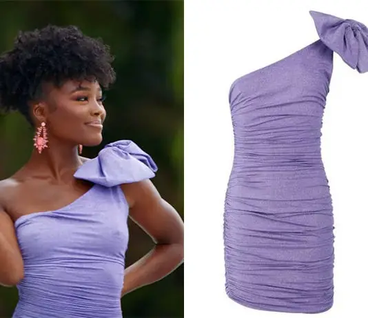 DATED & RELATED : Melinda’s lilac dress in S1E01