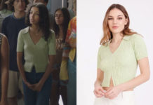 ICI TOUT COMMENCE : le petit pull côtelé de Samia dans l’épisode 479