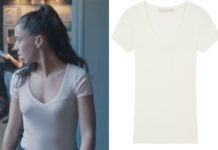 DEMAIN NOUS APPARTIENT : le t-shirt écru de Sara dans l’épisode 1269