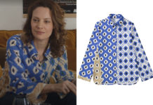 DEMAIN NOUS APPARTIENT : la chemise colorée d’Alma dans l’épisode 1297