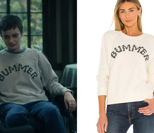 THE MIDNIGHT CLUB : Anya’s bummer print sweatshirt in S1E02
