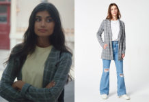 DEMAIN NOUS APPARTIENT : le blazer à carreaux de Camille dans l’épisode 1294