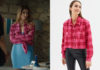 ICI TOUT COMMENCE : la chemise à carreaux fuchsia de Charlène dans l’épisode 513