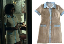 THE MIDNIGHT CLUB : Cheri’s tweed yellow dress in S1E05