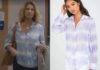 DEMAIN NOUS APPARTIENT : le chemisier tie and dye lilas de Chloé dans l’épisode 1286