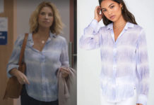 DEMAIN NOUS APPARTIENT : le chemisier tie and dye lilas de Chloé dans l’épisode 1286