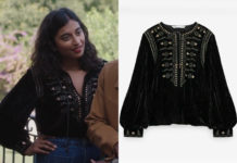 ICI TOUT COMMENCE : la blouse brodée de Deva dans l’épisode 521