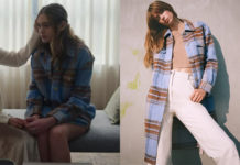 THE WATCHER : Ellie’s plaid shacket in S1E05